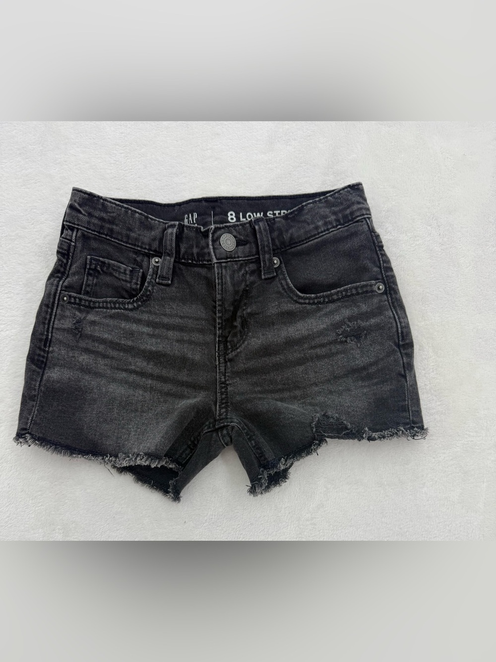 Girls Gap Kids Black Low Stride Shorts Size 8